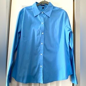 GAP ladies blue stretch shirt size XL